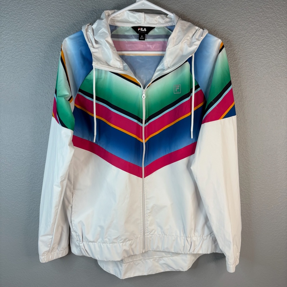 FILA - 80s Style Windbreaker Jacket - Picture 3 of 10